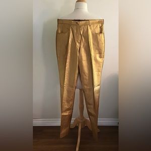 Brioni Gold Pants Size Small